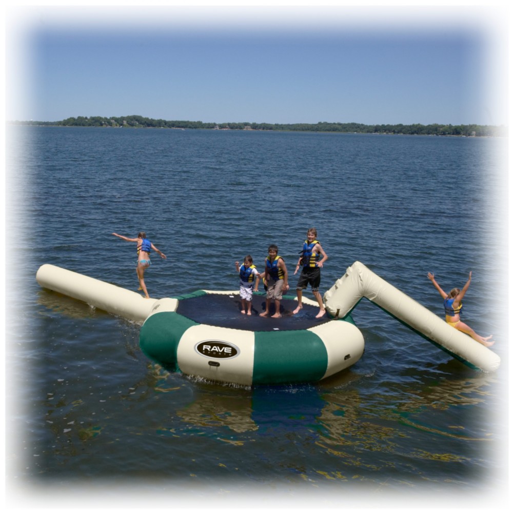 Rave Bongo 15 Foot Northwood's Edition Bounce Platform Water Park 2010