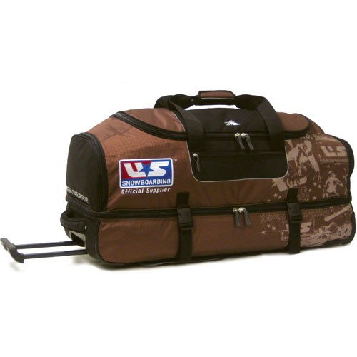 High Sierra U.S. Snowboarding Team Drop-Bottom Wheeled Duffel