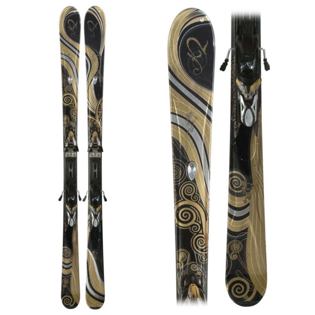 K2 One Luv Womens Skis with M1 11.0 Ti Bindings 2009