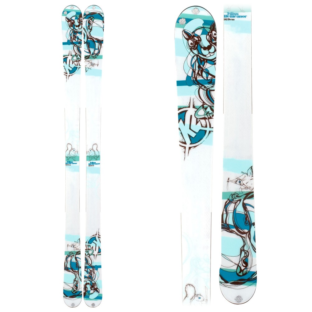 K2 MissDemeanor Womens Twin Tip Skis 2009
