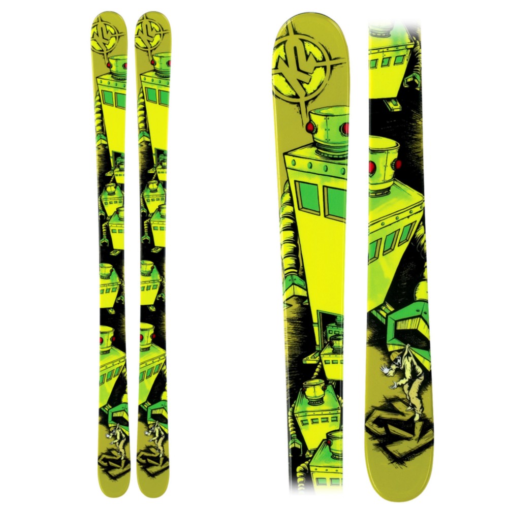 K2 Juvy with Fastrack 7.0 Kids Twin Tip Skis 2009