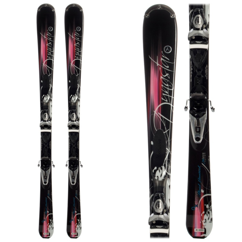 Dynastar Exclusive Fluid Limited Womens Skis with NX Exclusive Fluid Bindings 2009