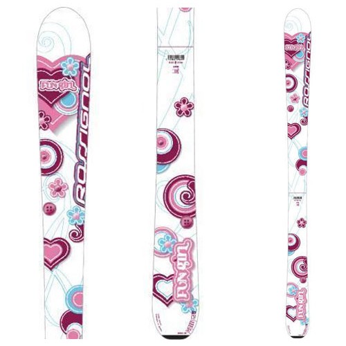 Rossignol Fun Girl Kids Skis with Comp J (Zip) Bindings 2009