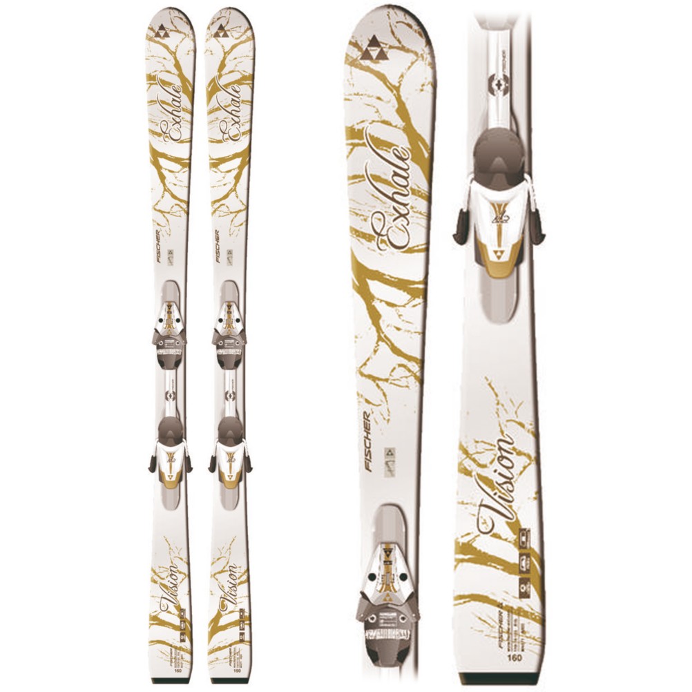 Fischer Vision Exhale Womens Skis with V9 Bindings 2009