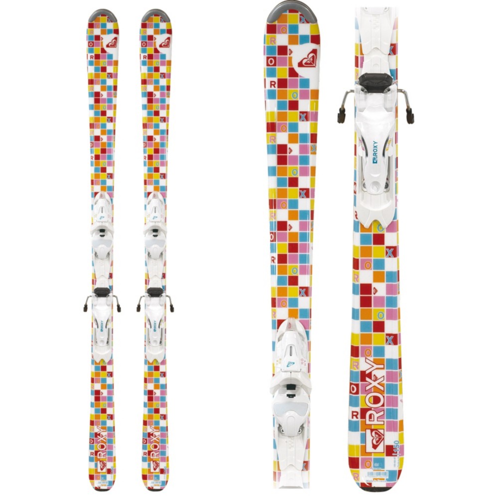 Roxy Girl Wonder Kids Skis with Int Light Teen Bindings 2009