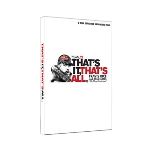 That's It That's All Snowboard DVD 2009