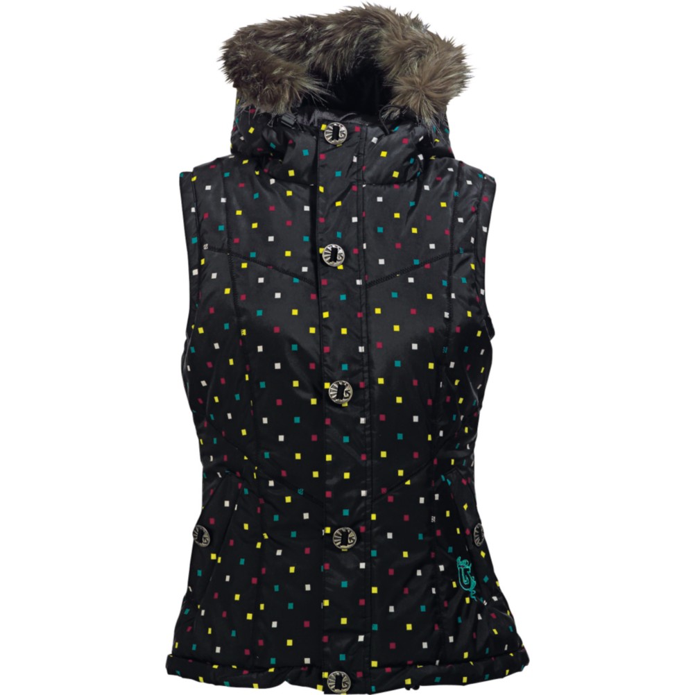 True Black Polka Squares