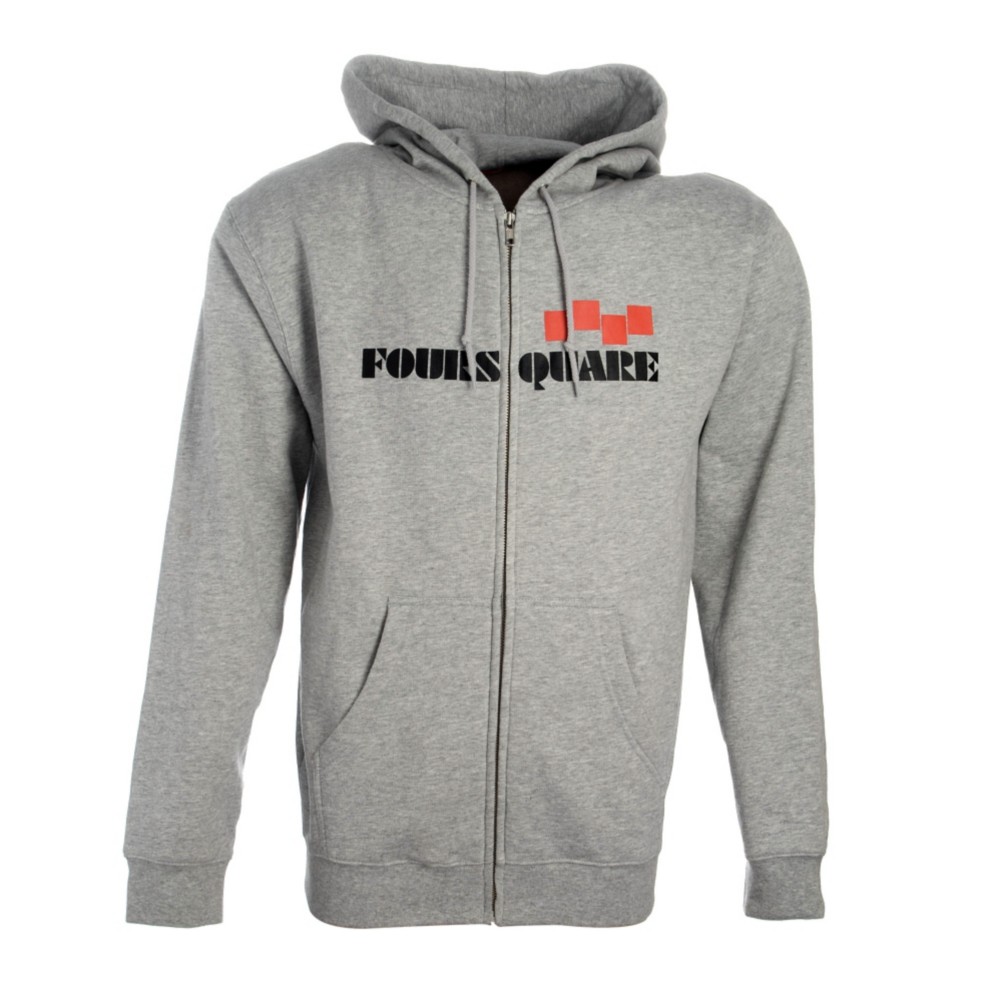 Foursquare Woodmark Full Zip Hoodie - Mens 2009