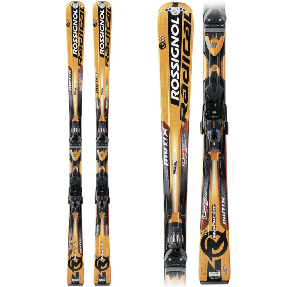 Rossignol Radical R11 Skis with Axial 140Ti Bindings