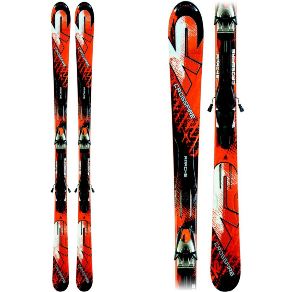 K2 Apache Crossfire Skis with MX 12.0 Bindings 2010