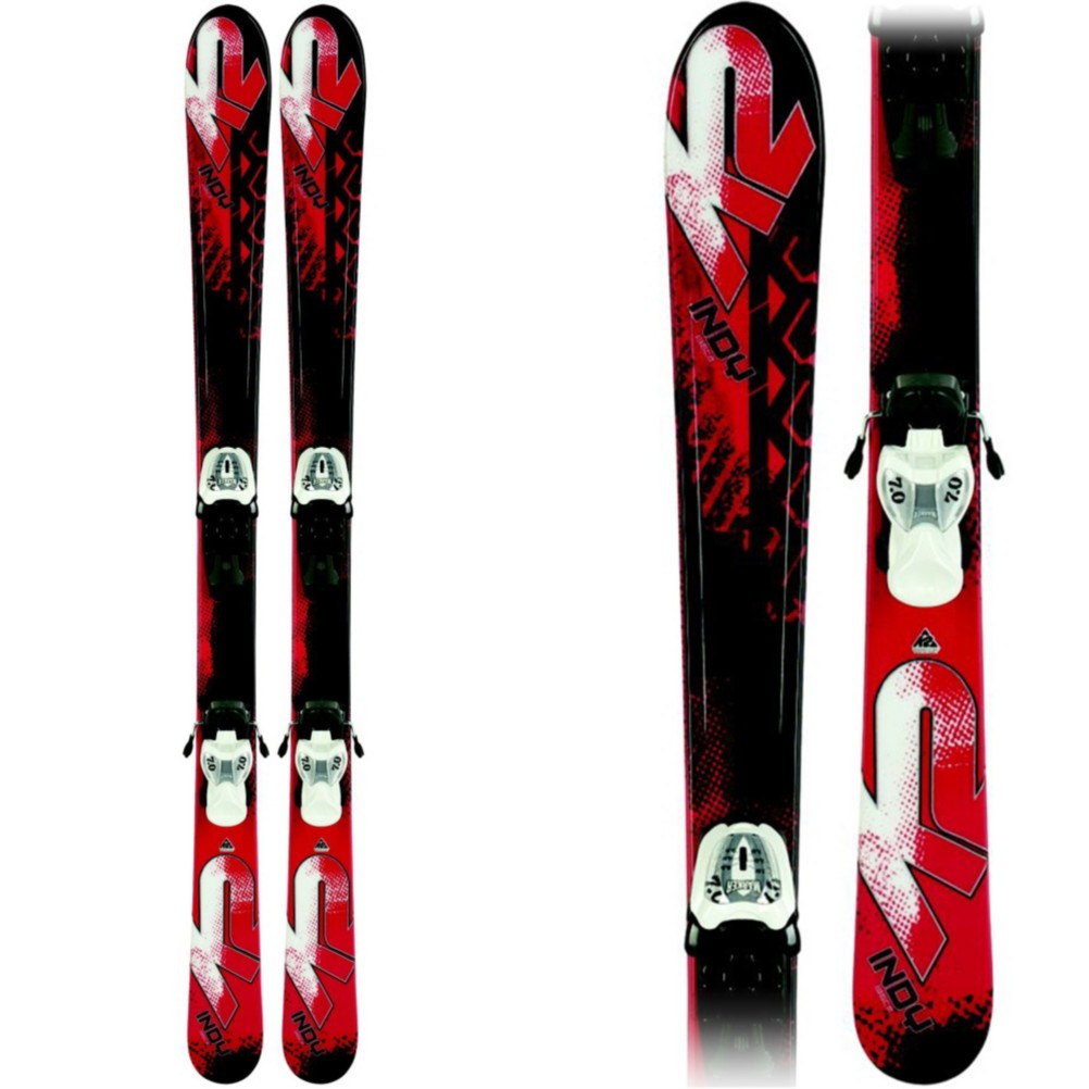 K2 Indy Kids Skis with Fastrak2 7.0 Bindings 2010