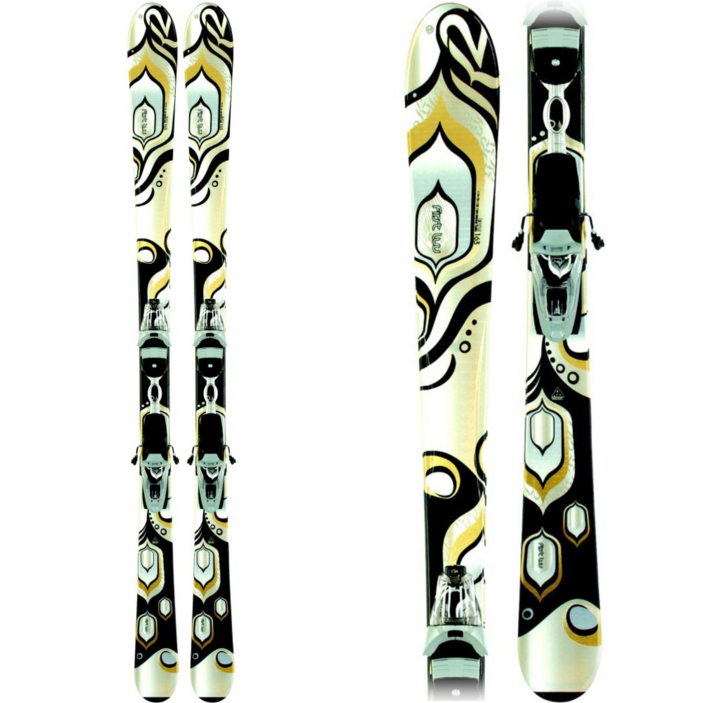 K2 T:Nine First Luv Womens Skis with ERP 10.0 Bindings 2010
