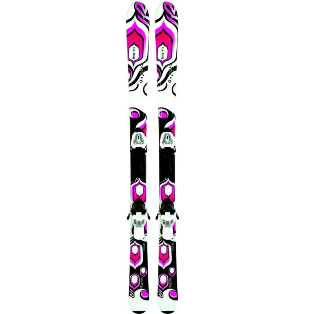 K2 Luv Bug Kids Skis with Fastrak2 7.0 Bindings 2010