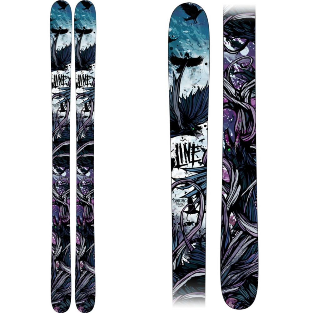 Line Chronic Mini Kids Twin Tip Skis 2010