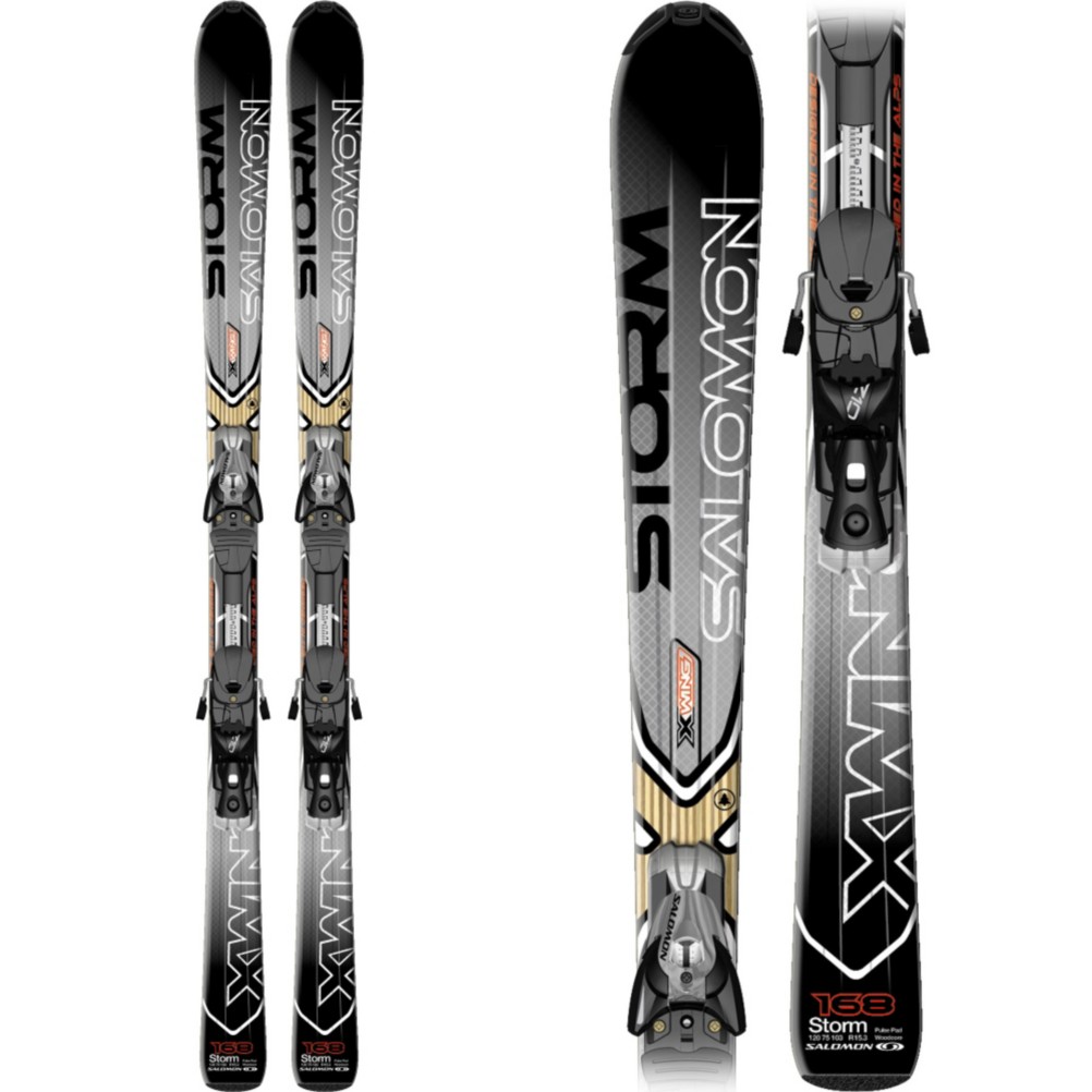 Salomon X-Wing Storm Skis with Z10 Smartrak Bindings 2010