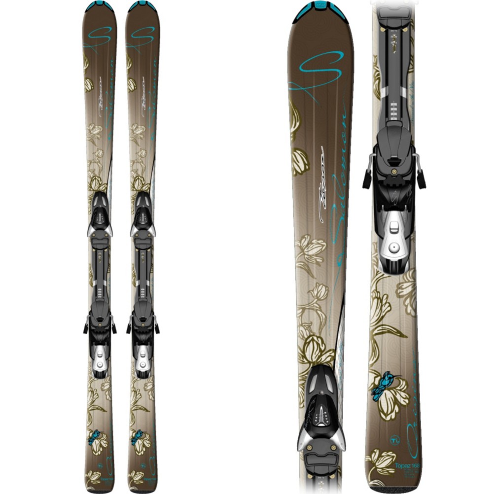 Salomon Origins Topaz Womens Skis with LZ9 Lightrak Bindings 2010