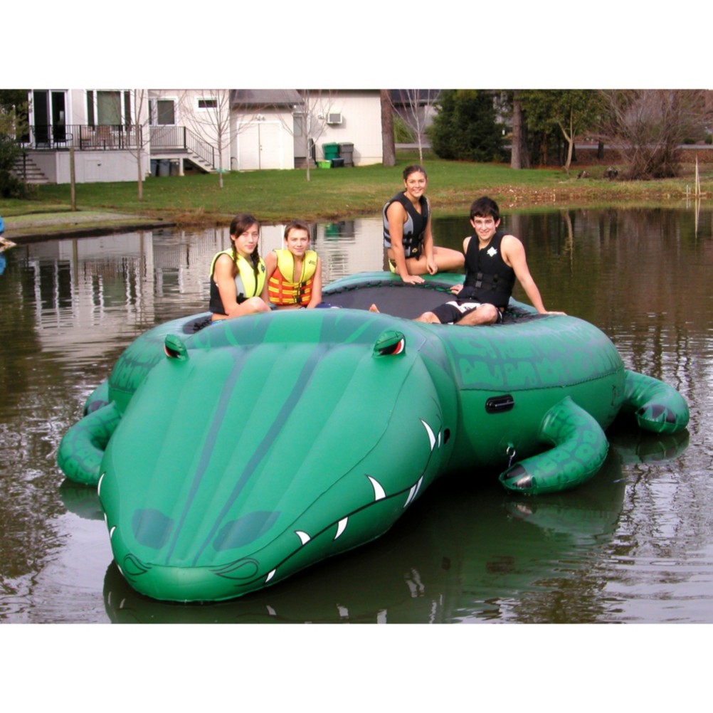 Island Hopper Gator 13 Foot Bounce Platform with Slide 2009
