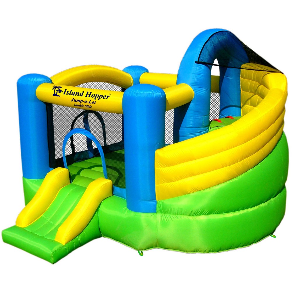 Island Hopper Jump-A-Lot Double Slide Bounce House 2009