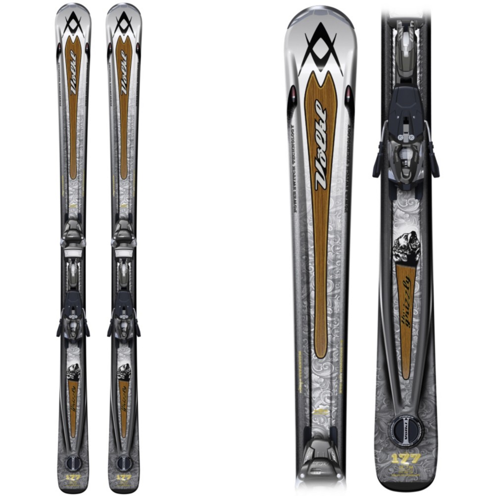 Volkl The Grizzly Skis with iPT Wide Ride 12.0 Bindings 2010