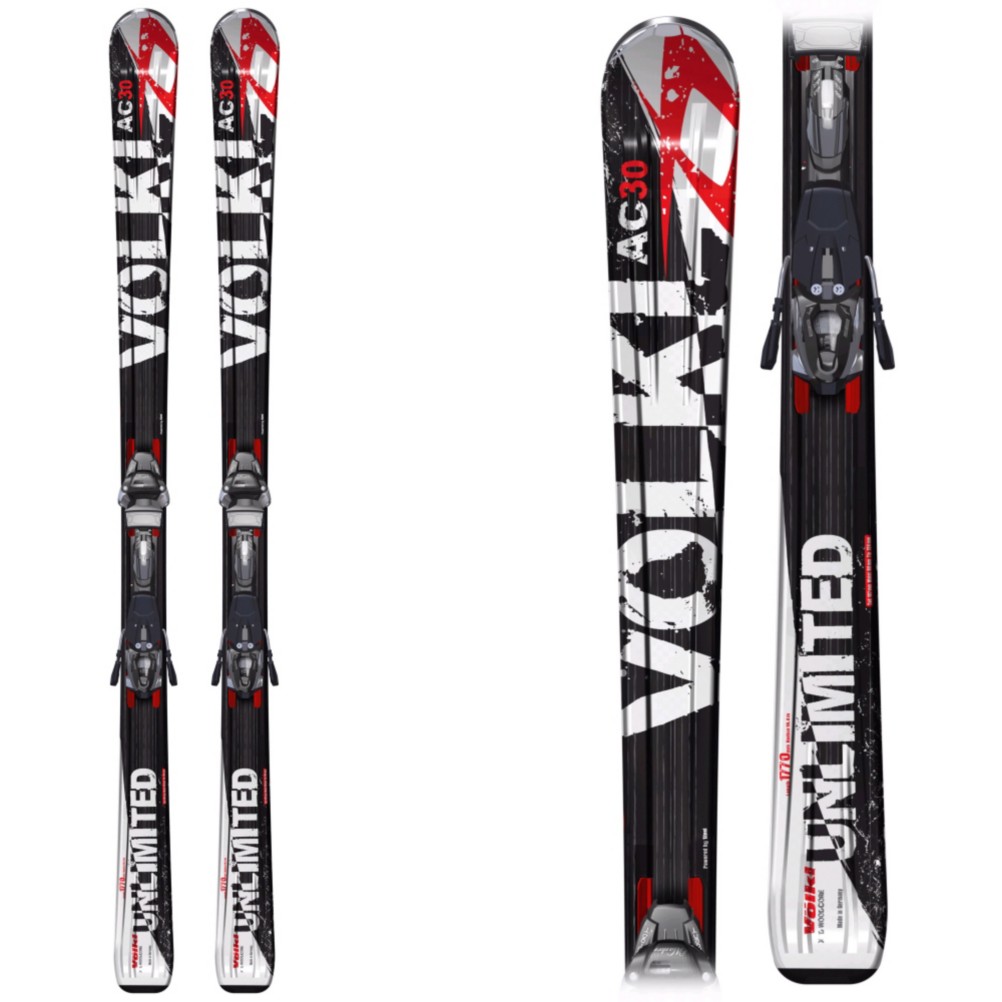 Volkl AC30 Skis with Motion iPT Wide Ride 12.0 D Bindings 2010