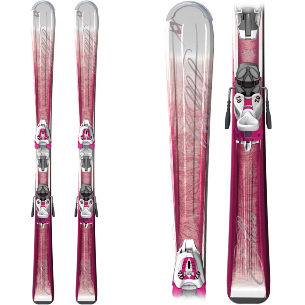 Volkl Chica Kids Skis with Jr. 3Motion 7.0 Bindings 2010