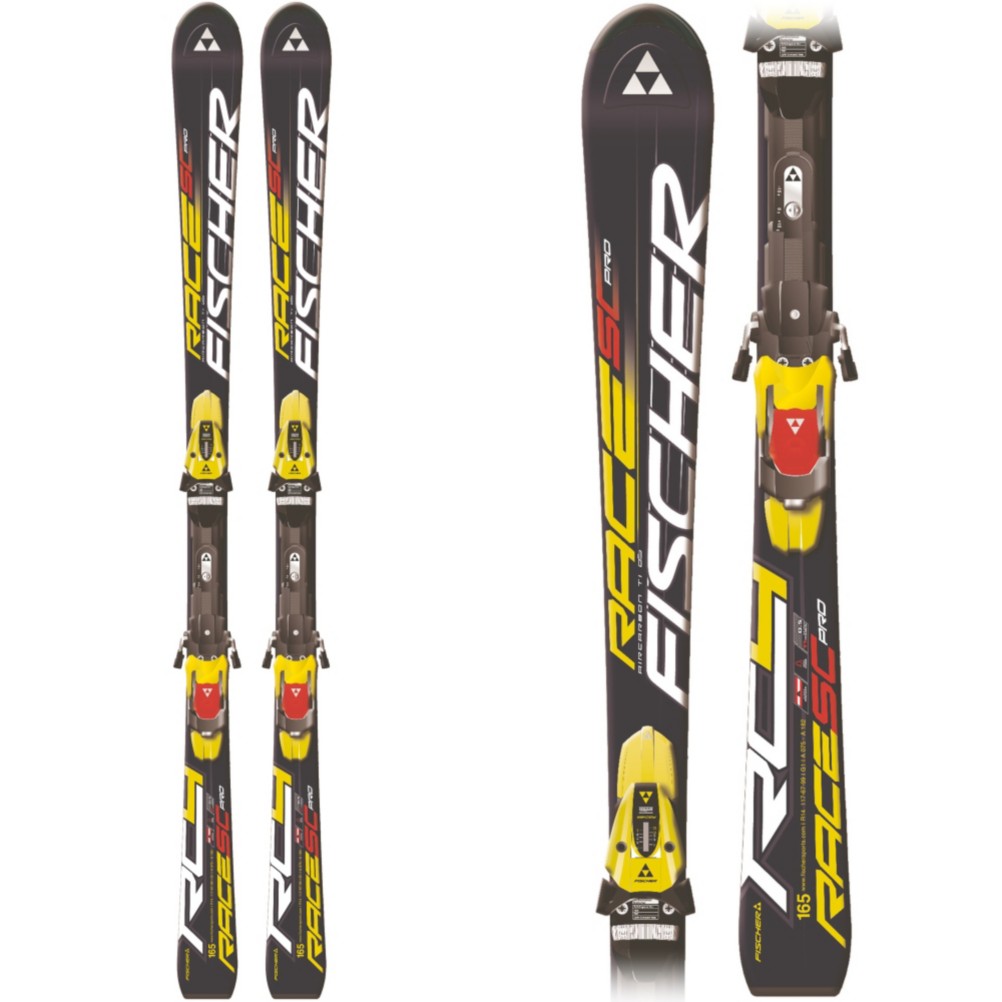 Fischer Race SC Pro Race Skis with Z12 Railflex Bindings 2010