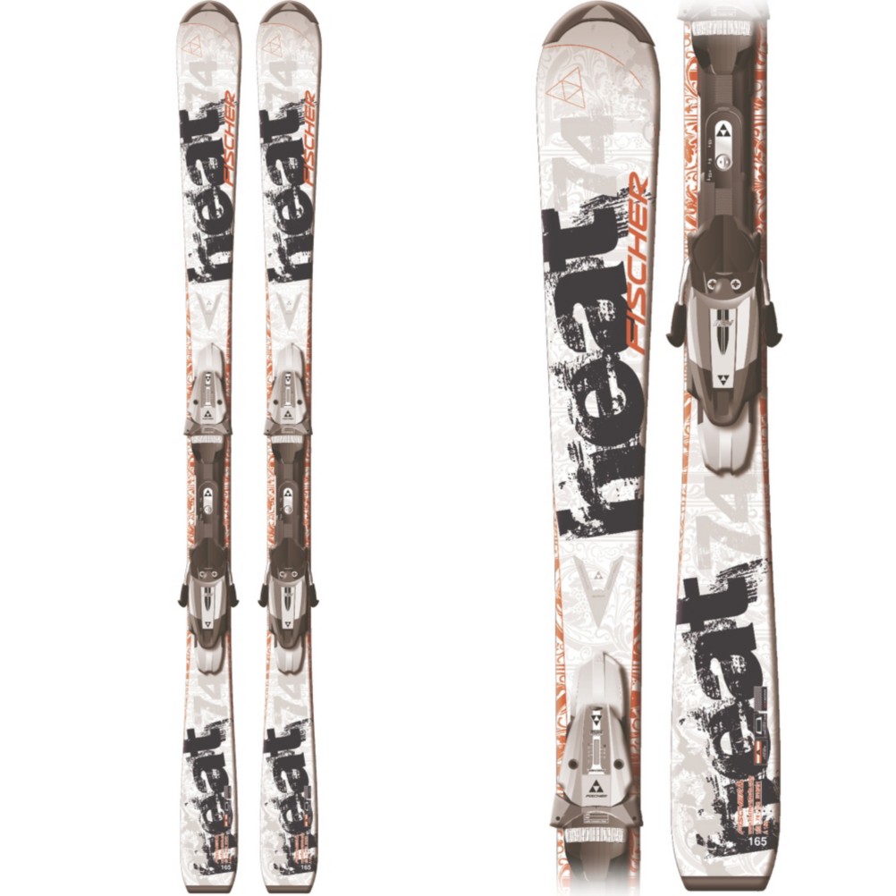 Fischer Heat 74 Skis with FS11 Railflex Bindings 2010