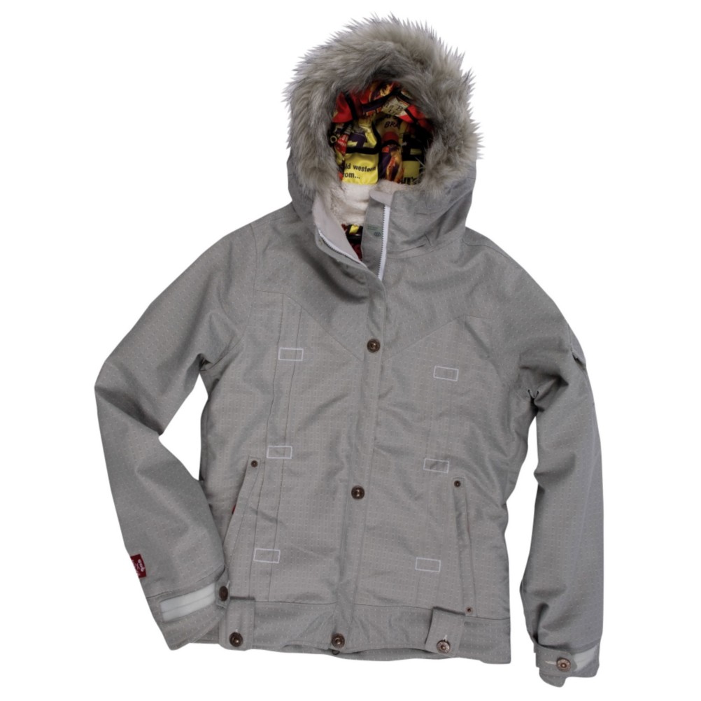686 Times Levi's Type 1 Womens Insulated Snowboard Jacket 2010