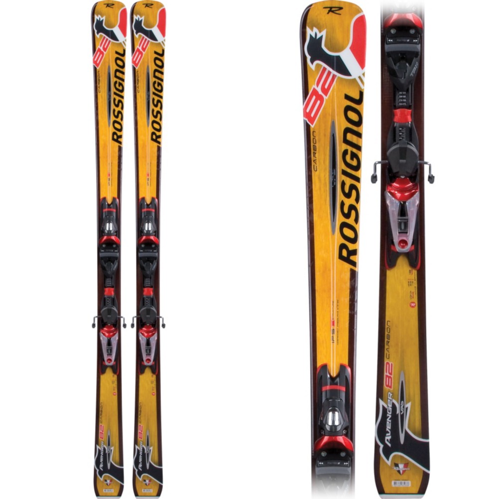 Rossignol Avenger 82 Carbon Skis with Axium 120 Bindings 2010