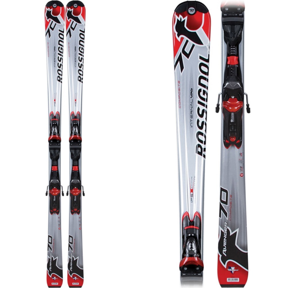 Rossignol Avenger 70 Skis with Axium 110 Bindings 2010