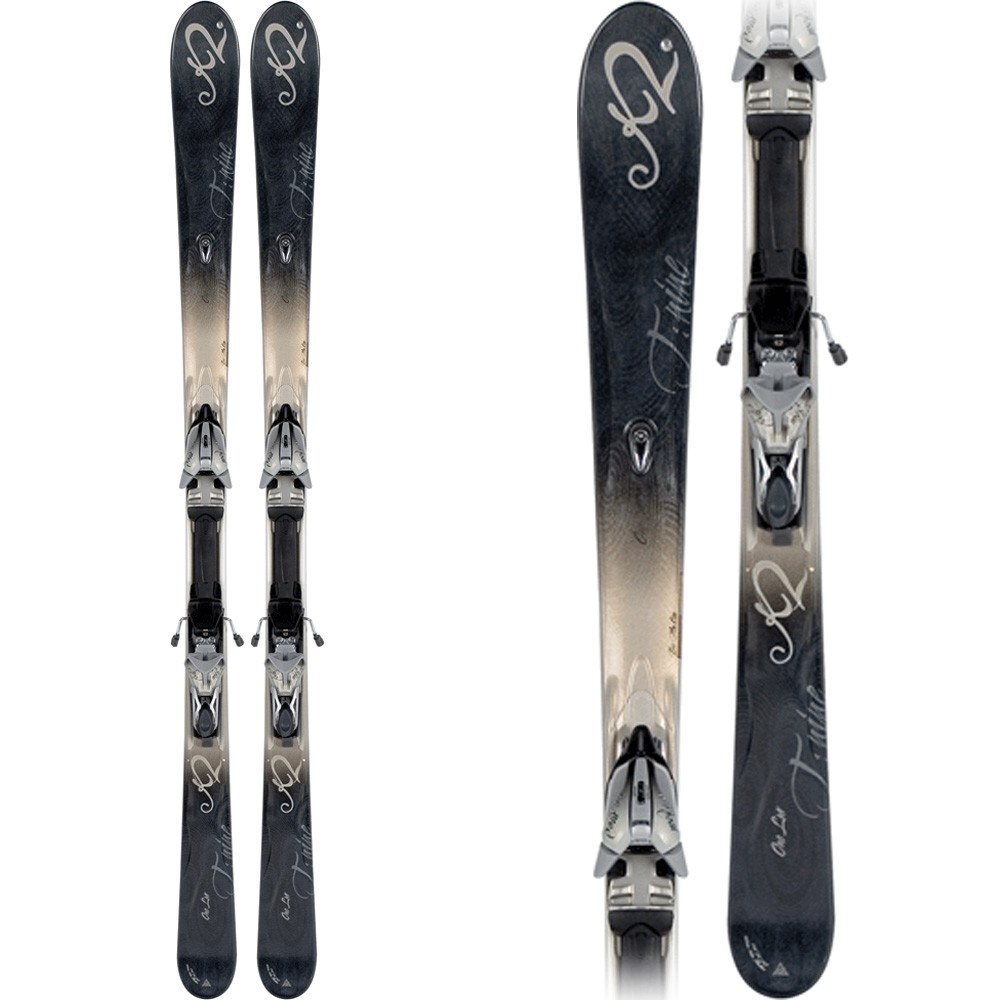 K2 T:Nine One Luv Womens Skis with M1 11.0 Bindings