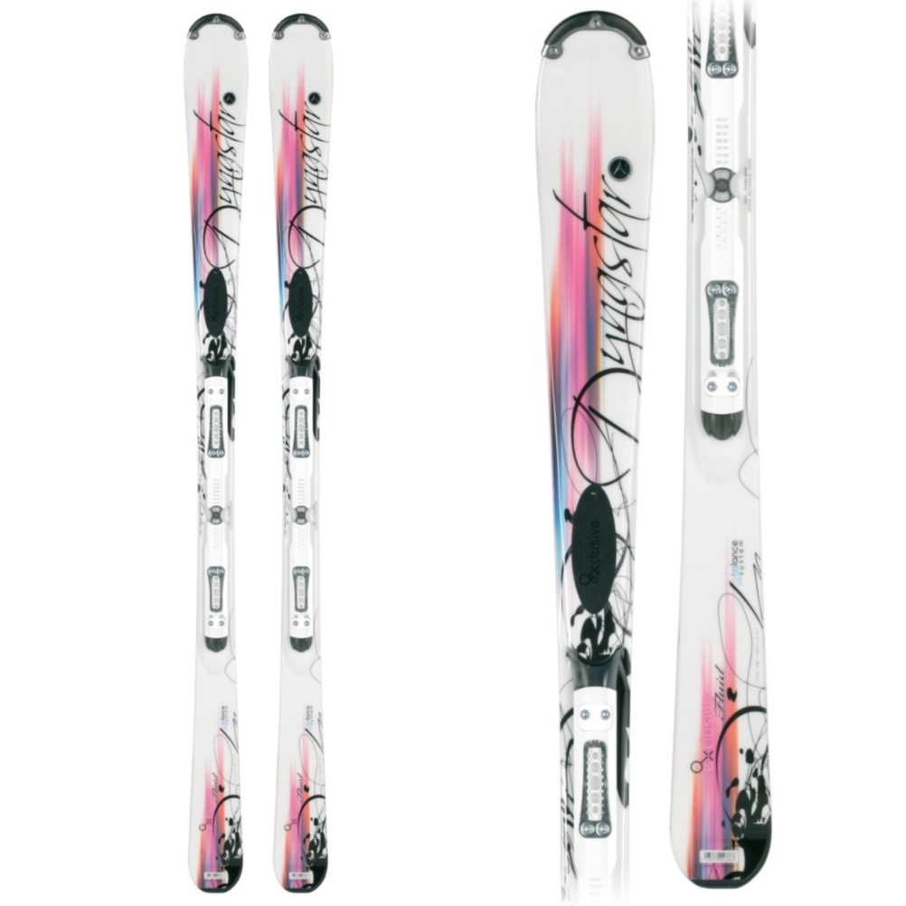 Dynastar Exclusive Fluid Womens Skis with Nova Exc AFC Bindings 2009