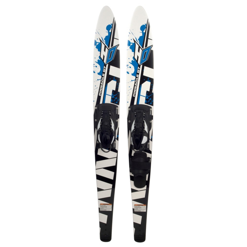HO Pinnacle Combo Water Skis with Level Bindings - Adult 2010