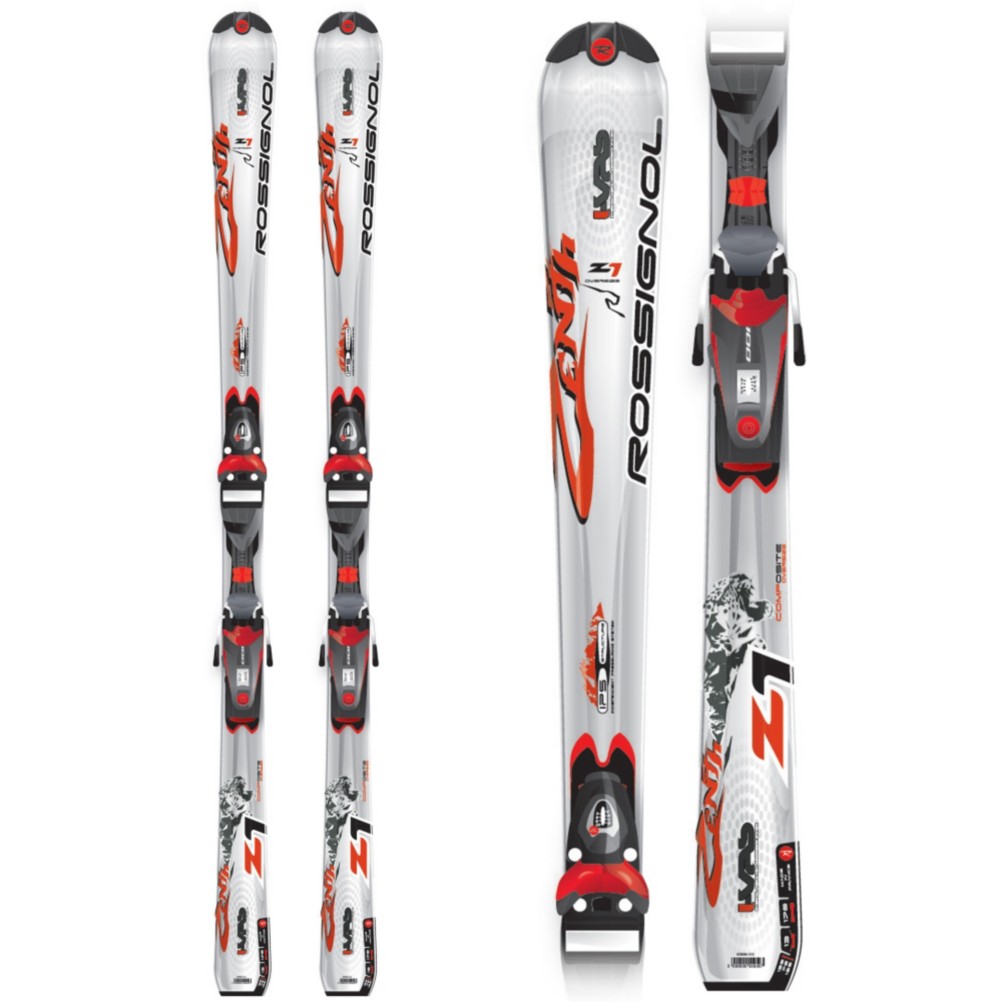 Rossignol Zenith Z1 OS Skis with TPI2 Axium Bindings 2009