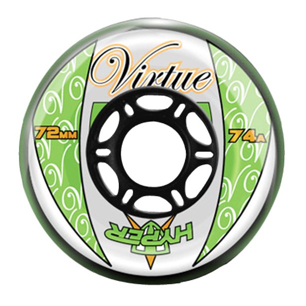 Hyper Virtue Indoor Hockey Wheels - 4 Pack 2010