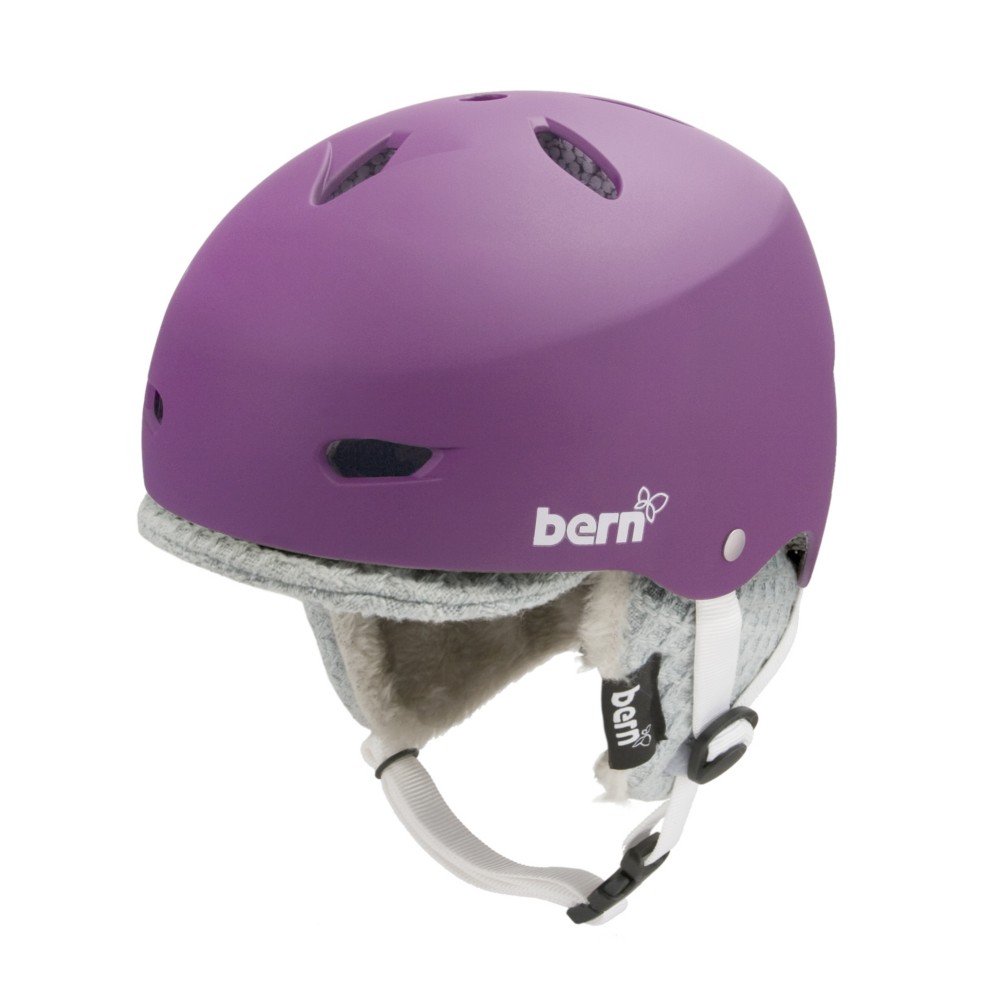 Matte Purple-Grey Visor Knit