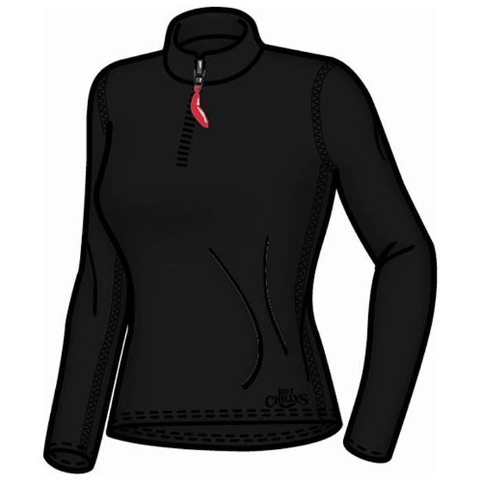 Hot Chillys Chamois Zip-T Top - Womens 2010